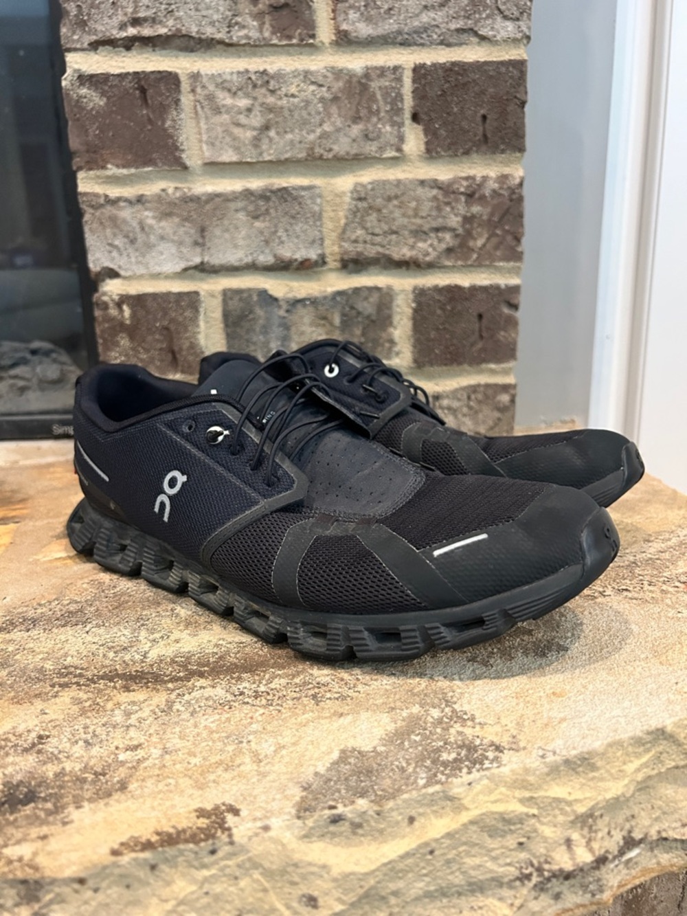 On Running Cloud X Men’s Size 14 Athletic Running Shoes - Black